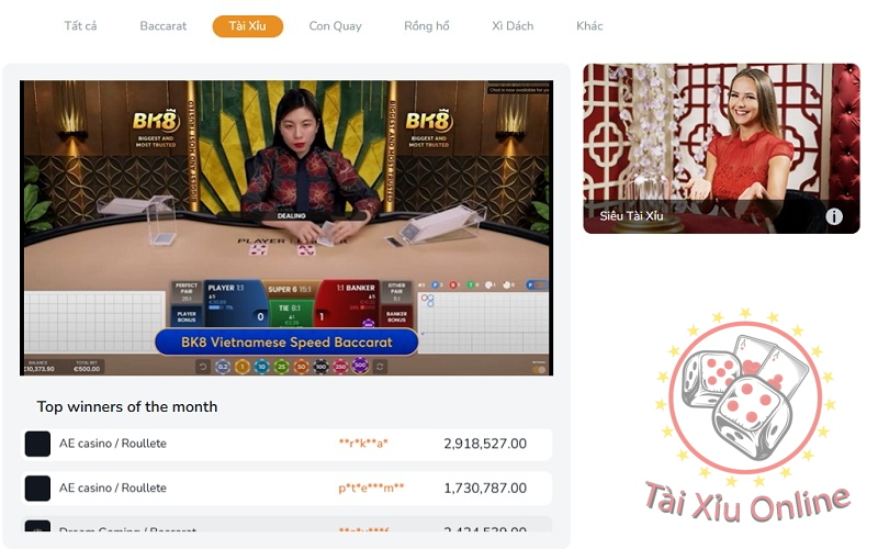 Cách chơi tài xỉu BK8 hiệu quả cao luôn thắng lớn Cách chơi tài xỉu trên BK8 đơn giản